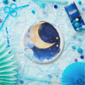 Cosmic Baby Shower Moon and Stars Inspiriert Pappteller (Party)