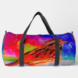 Cosmic Bird Dreamscape Art Print" Duffle Bag
