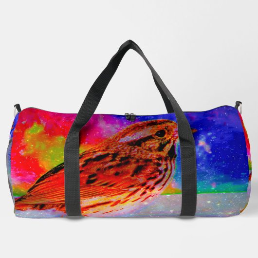 Cosmic Bird Dreamscape Art Print" Duffle Bag (Rückseite)