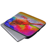 Cosmic Bird Dreamscape Art Print" Laptopschutzhülle (Vorne Knopf)