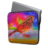 Cosmic Bird Dreamscape Art Print" Laptopschutzhülle (Vorderseite Links)