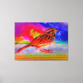 Cosmic Bird Dreamscape Art Print" Leinwanddruck (Vorderseite)