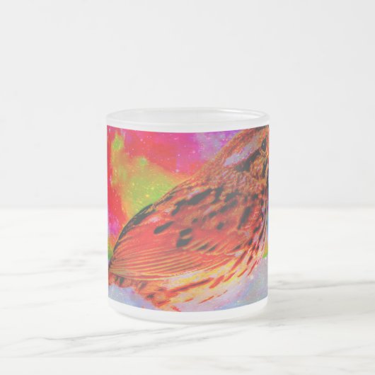 Cosmic Bird Dreamscape Art Print" Mattglastasse (Mittel)