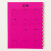 Cosmic Bird Dreamscape Art Print" Planer (Rückseite)