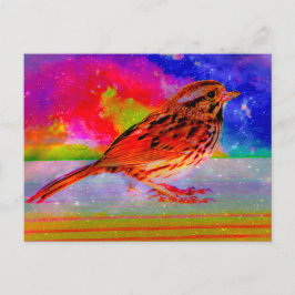 Cosmic Bird Dreamscape Art Print" Postkarte