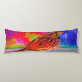 Cosmic Bird Dreamscape Art Print" Seitenschläferkissen (Vorderseite)