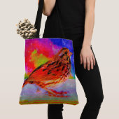 Cosmic Bird Dreamscape Art Print" Tasche (Von Nahem)