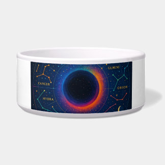 Cosmic Black Hole & Constellations Art - Celestial Napf