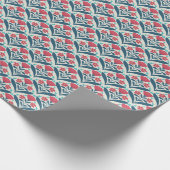 Cosmic Bloom Bunch Geschenkpapier (Ecke)