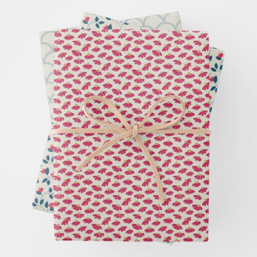 Cosmic Bloom Set 2 Geschenkpapier Set (Beispiel)