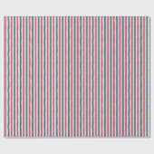 Cosmic Bloom Stripes Geschenkpapier (Flach)