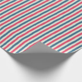Cosmic Bloom Stripes Geschenkpapier (Ecke)