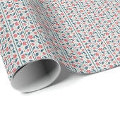 Cosmic Bloom Trailing Stripes Geschenkpapier (Rolleneckpunkt)