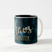 Cosmic Blue Chaos Coordinator Tasse (VorderseiteRechts)