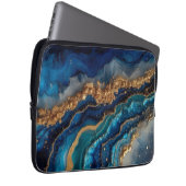Cosmic Blue Laptop Bag mit Galaxy Design Laptopschutzhülle (Vorne Rechts)