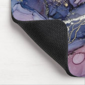 Cosmic Blue & Purple Ink Mousepad (Ecke)