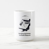 Cosmic Blueprint T-Shirt Kaffeetasse (Mittel)