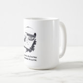 Cosmic Blueprint T-Shirt Kaffeetasse (VorderseiteRechts)