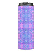 Cosmic Boho Pattern - Orientalische Fantasie Abstr Thermosbecher (Rückseite)