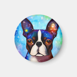 Cosmic Boston Terrier Magnet