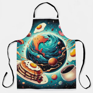 Cosmic Breakfast Bonanza Orbitante Delikatessen Schürze