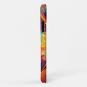 Cosmic Burst Abstract Splatter Art Case-Mate iPhone Hülle (Hinten/Rechts)