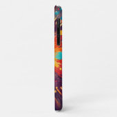 Cosmic Burst Abstract Splatter Art Case-Mate iPhone Hülle (Hinten/Links)