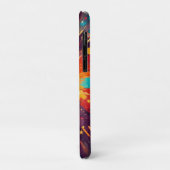 Cosmic Burst Abstract Splatter Art Case-Mate iPhone Hülle (Hinten/Links)