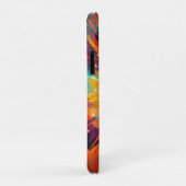 Cosmic Burst Abstract Splatter Art Case-Mate iPhone Hülle (Hinten/Rechts)