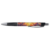 Cosmic Burst Abstract Splatter Art Kugelschreiber (Unterseite)