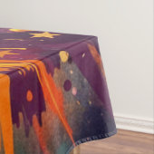 Cosmic Burst Abstract Splatter Art Tischdecke (Beispiel)