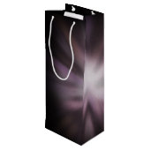 Cosmic Burst Artwork Geschenktüte Für Weinflaschen (Rückseite Schrägansicht)