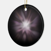 Cosmic Burst Artwork Keramik Ornament (Links)