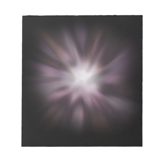 Cosmic Burst Artwork Notizblock (Vorderseite)