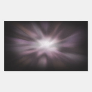 Cosmic Burst Artwork Rechteckiger Aufkleber