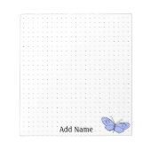 Cosmic Butterfly Custom Dot Grid Notizblock (Vorderseite)