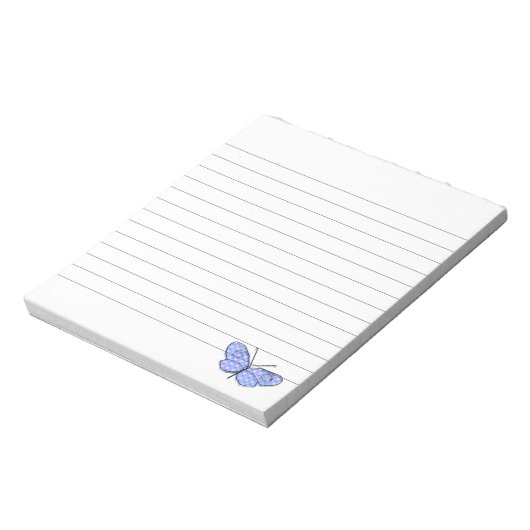 Cosmic Butterfly Custom Linde Notizblock (Rotiert)