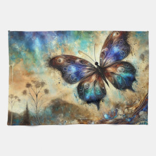 Cosmic Butterfly Fantasy Artwork Geschirrtuch