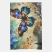 Cosmic Butterfly Fantasy Artwork Geschirrtuch (Vertikal)