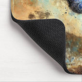 Cosmic Butterfly Fantasy Artwork Mousepad (Ecke)