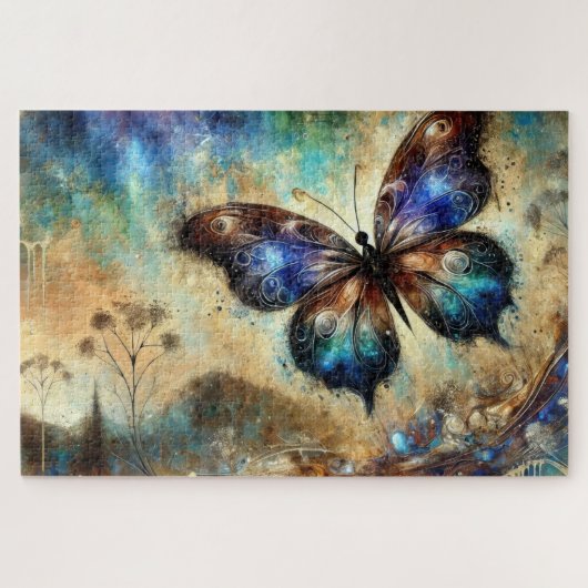 Cosmic Butterfly Fantasy Artwork Puzzle (Horizontal)