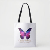 Cosmic Butterfly Galaxy Wings Tasche (Vorderseite)