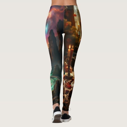 Cosmic Café Leggings - Ritter (Rückseite)