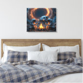 Cosmic Campfire Leinwanddruck (Insitu (Schlafzimmer))