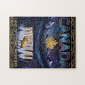 Cosmic Canada Nature Celestial Art Puzzle (Horizontal)
