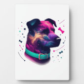 Cosmic Canine Graphic Tee Fotoplatte (Vorderseite)