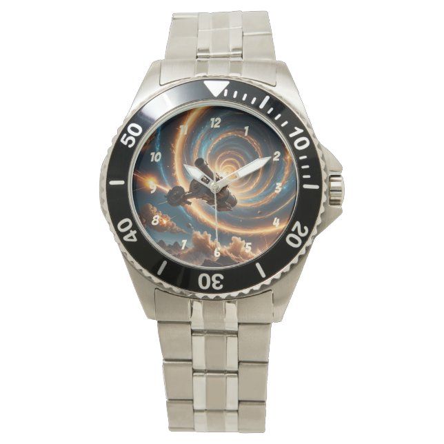 Cosmic Cannon Chaos Armbanduhr (Vorderseite)