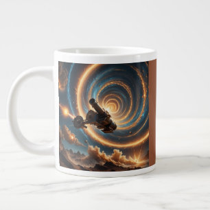Cosmic Cannon Chaos Jumbo-Tasse