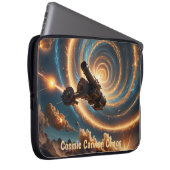Cosmic Cannon Chaos Laptopschutzhülle (Vorne Rechts)