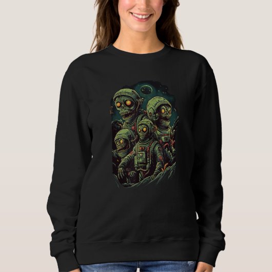 Cosmic Carnage Astronaut Space Zombies Unleashed G Sweatshirt (Vorderseite)
